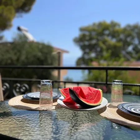 9 Muses Villas Chrani Extérieur photo